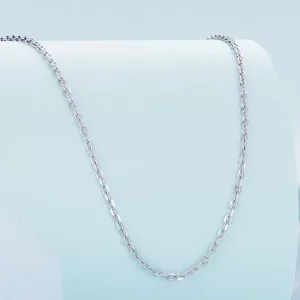 Pandora Style Prosty Srebrny Naszyjnik - SCA018