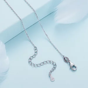 Pandora Style Prosty Srebrny Naszyjnik - SCA018
