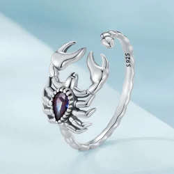 Pandora Style Retro Skorpion Otwarty Pierścionek - SCR974-E