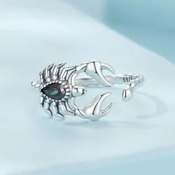 Pandora Style Retro Skorpion Otwarty Pierścionek - SCR974-E