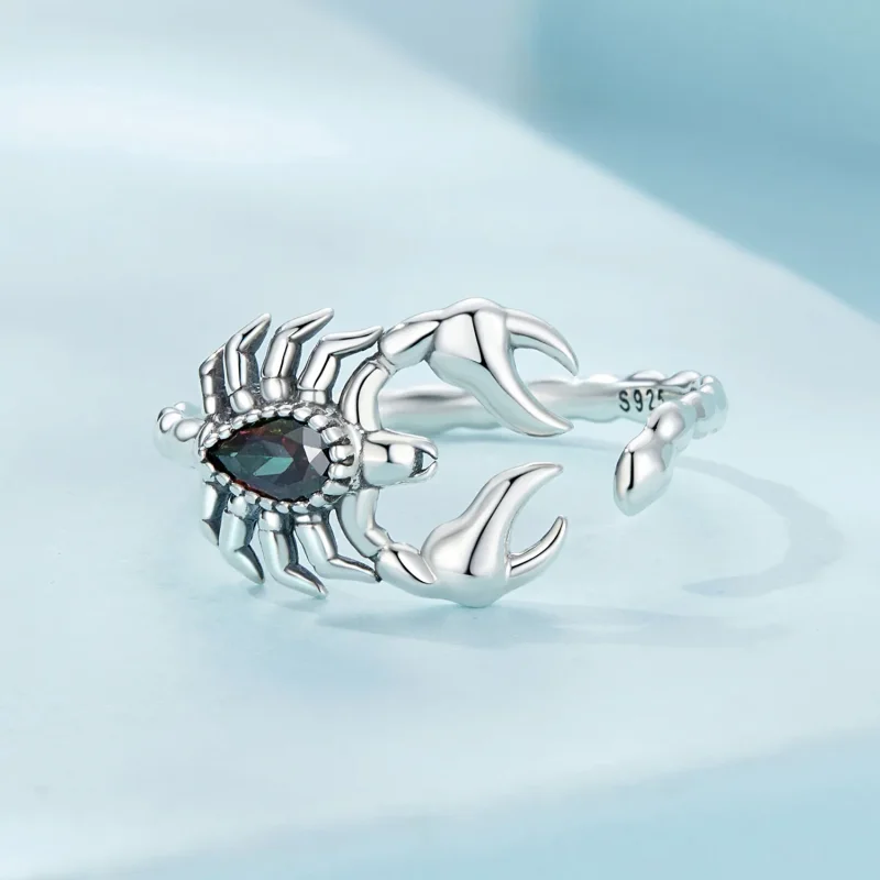 (zdjęcie do) Pandora Style Retro Skorpion Otwarty Pierścionek - SCR974-E - Wyświetl 3