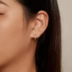 Pandora Style Różowe Kolczyki z Opalem - BSE875