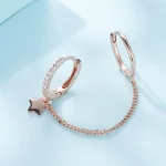 Pandora Style Różowe Złoto Astropath Bezpieczny Łańcuch - SCE914-C