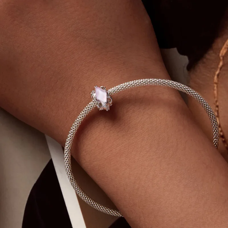 (zdjęcie do) Pandora Style różowy koronkowy silikonowy separator - SCC2642 - Wyświetl 7