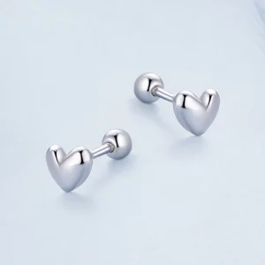 Pandora Style Serca Kolczyki w formie szpilek - BSE886