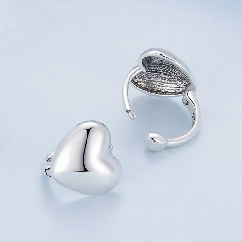 (zdjęcie do) Pandora Style Serca Wyszywane Kolczyki - BSE905 - Wyświetl 4