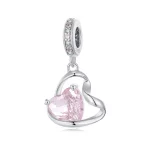 Pandora Style Serce w kształcie wstążki - BSC922