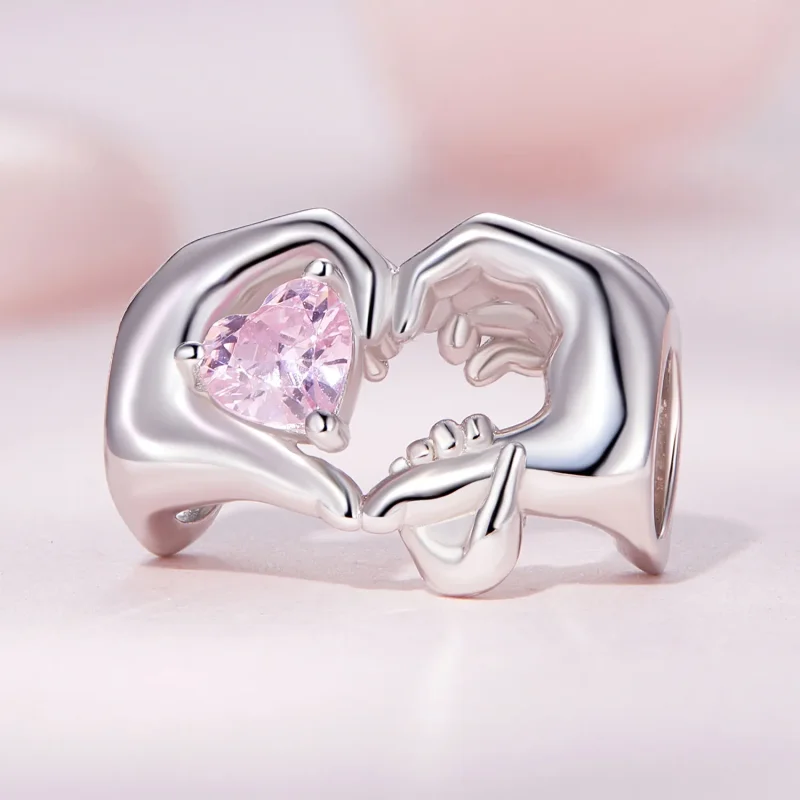 (zdjęcie do) Pandora Style Serce z Uśmiechem Charm - BSC829 - Wyświetl 2