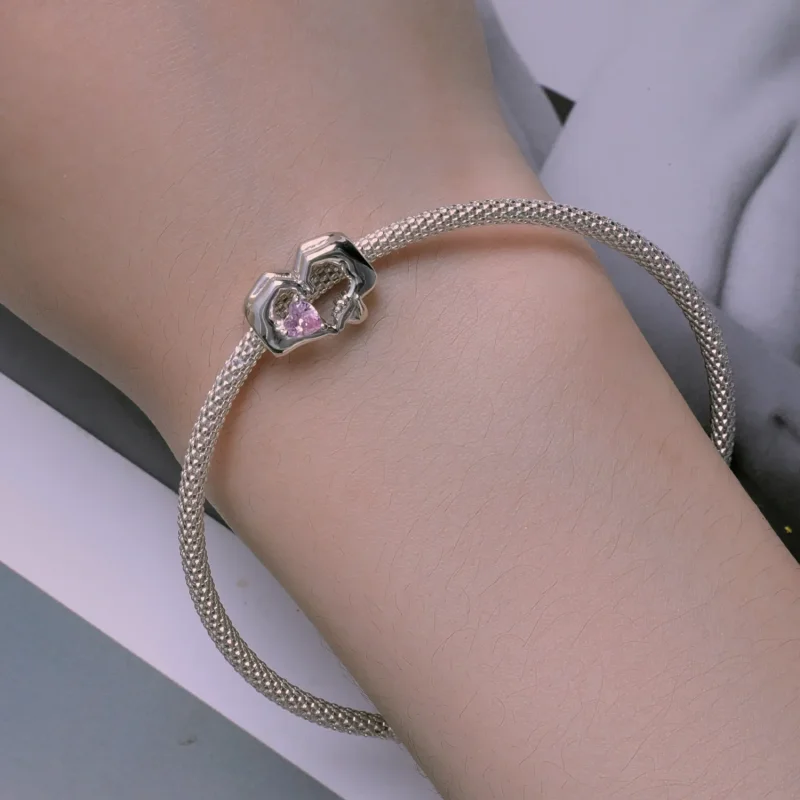 (zdjęcie do) Pandora Style Serce z Uśmiechem Charm - BSC829 - Wyświetl 6