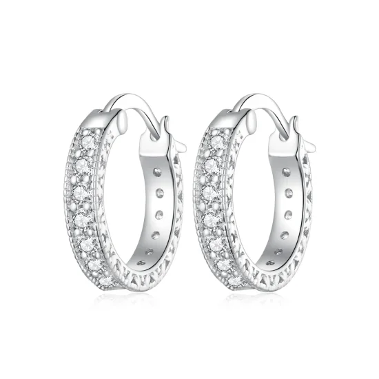 (zdjęcie do) Pandora Style Shine Kolczyki na Kółkach - BSE868