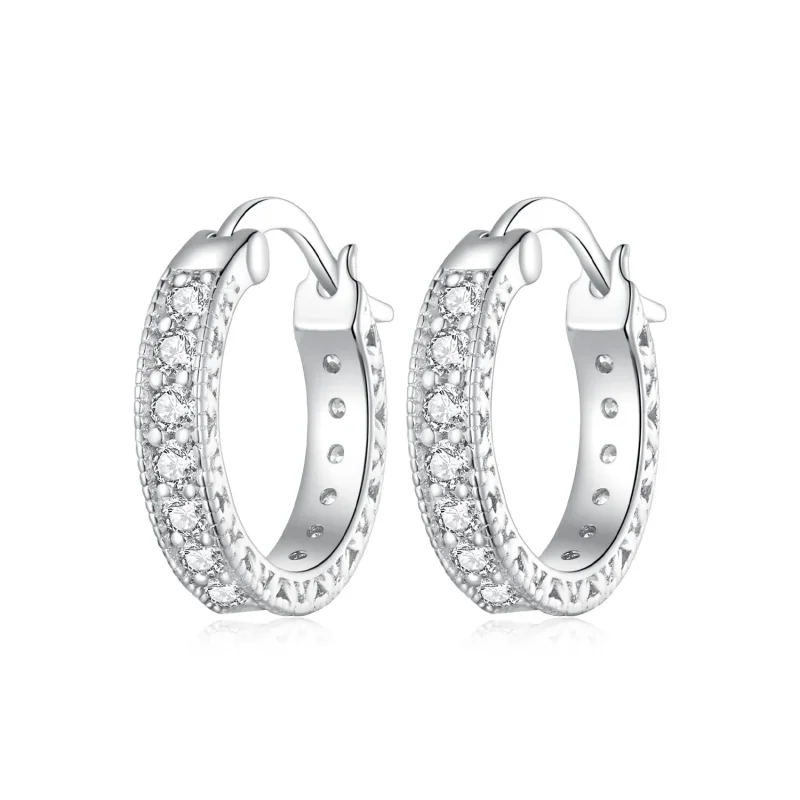 (zdjęcie do) Pandora Style Shine Kolczyki na Kółkach - BSE868