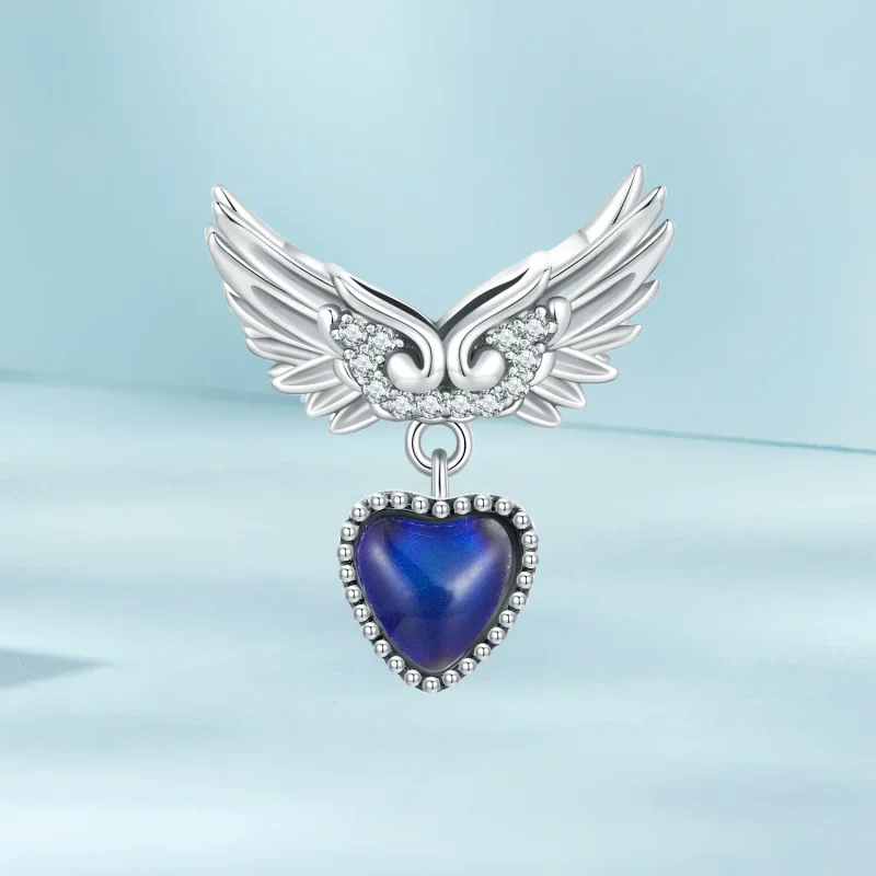 (zdjęcie do) Pandora Style Skrzydła Strażnika Kamień Emocjonalny Charm - SCC2581 - Wyświetl 2