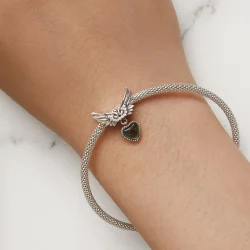 Pandora Style Skrzydła Strażnika Kamień Emocjonalny Charm - SCC2581