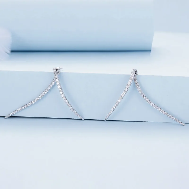 (zdjęcie do) Pandora Style Smart Tassel Długie Kolczyki na Śrubkę - YIE227 - Wyświetl 2