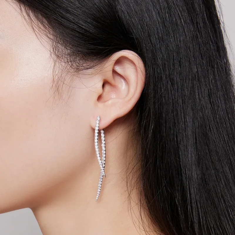 (zdjęcie do) Pandora Style Smart Tassel Długie Kolczyki na Śrubkę - YIE227 - Wyświetl 7