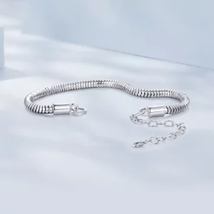 Pandora Style Snake Bone Chain Bransoletka na łańcuszku - BSB150