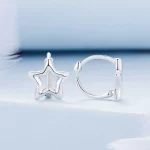 Pandora Style Star Kolczyki W Kształcie Koła - BSE896