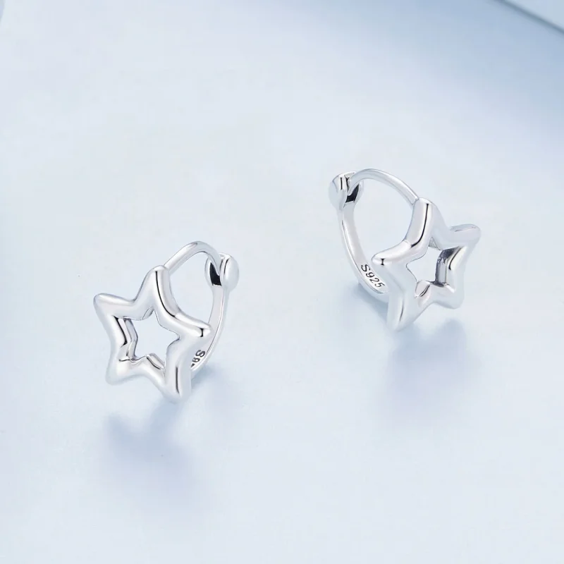 (zdjęcie do) Pandora Style Star Kolczyki W Kształcie Koła - BSE896 - Wyświetl 3
