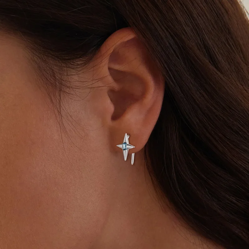 (zdjęcie do) Pandora Style Starry Studs Earrings - BSE915 - Wyświetl 5
