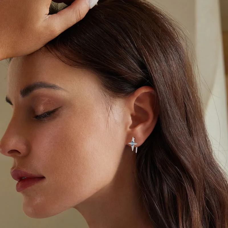 (zdjęcie do) Pandora Style Starry Studs Earrings - BSE915 - Wyświetl 6