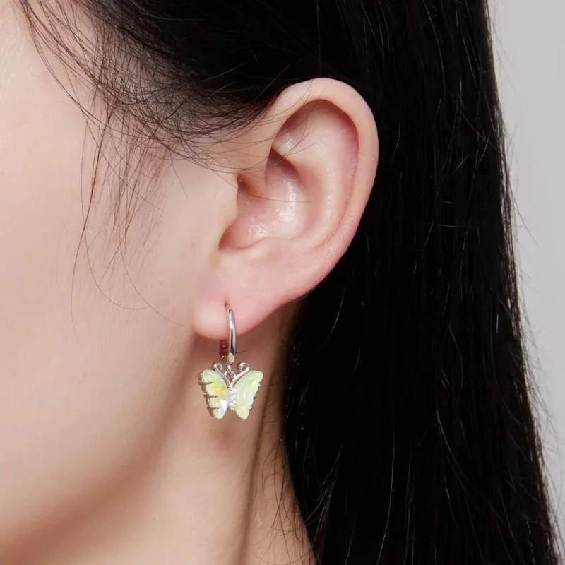 (zdjęcie do) Pandora Style Symphony Kolczyki w kształcie motyla - SCE1588-GN - Wyświetl 7