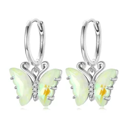 Pandora Style Symphony Kolczyki w kształcie motyla - SCE1588-GN