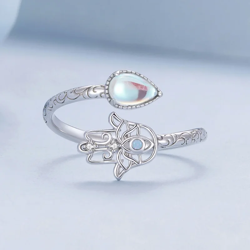 (zdjęcie do) Pandora Style Szczęśliwy Pierścień Ręki - BSR486-E - Wyświetl 3