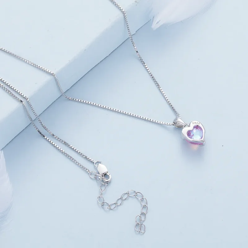 (zdjęcie do) Pandora Style Topiące się Serce Naszyjnik - BSN322 - Wyświetl 4