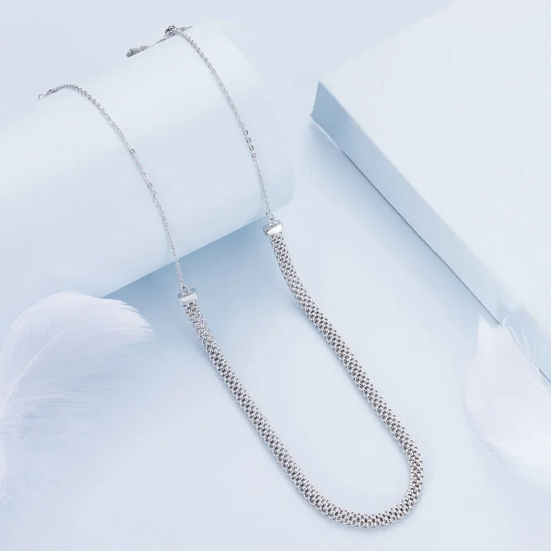 (zdjęcie do) Pandora Style Track Necklace - BSA003 - Wyświetl 2