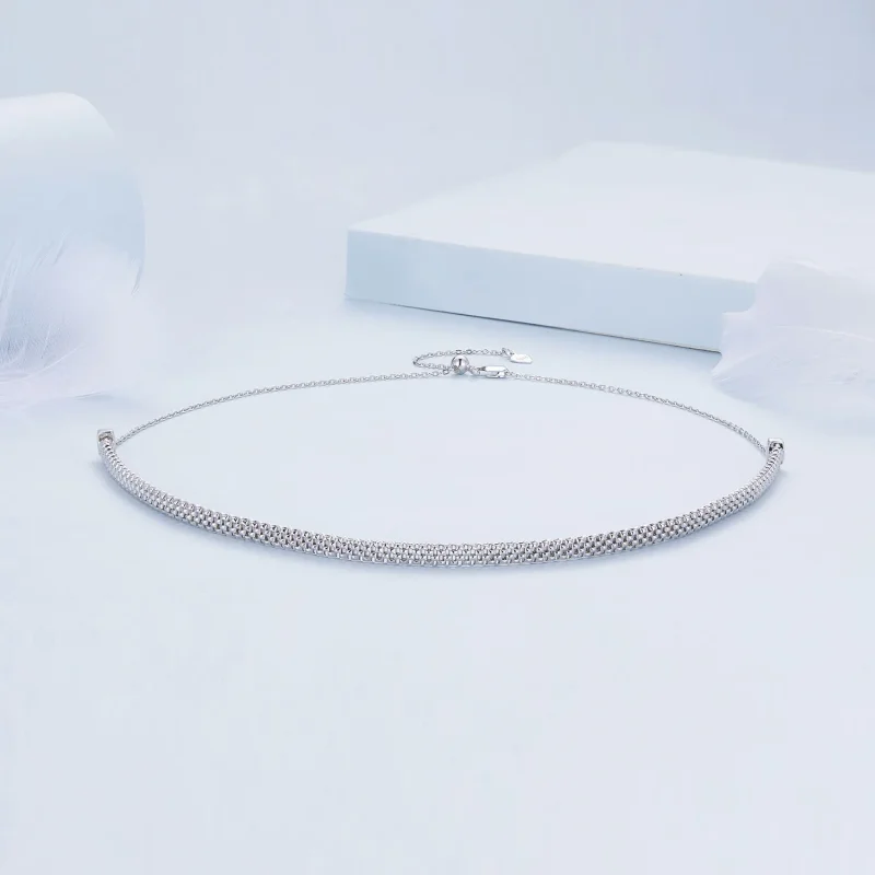(zdjęcie do) Pandora Style Track Necklace - BSA003 - Wyświetl 3