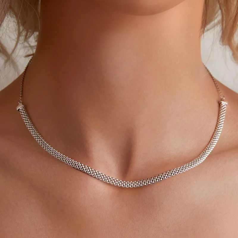 (zdjęcie do) Pandora Style Track Necklace - BSA003 - Wyświetl 5