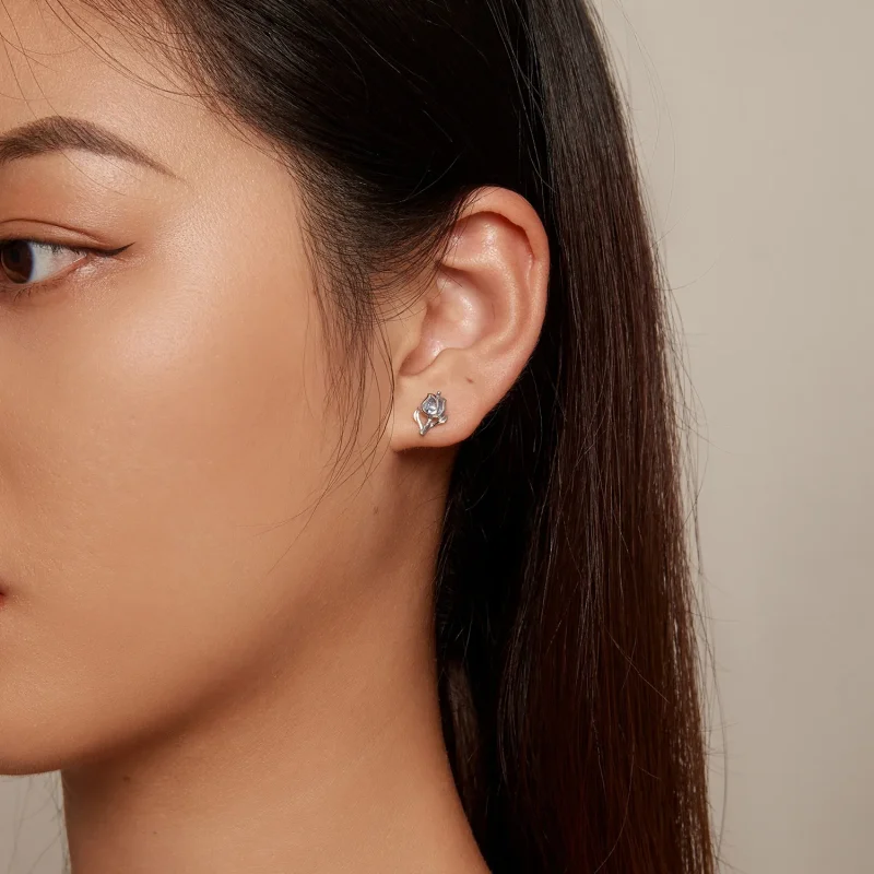 (zdjęcie do) Pandora Style Tulip Studs Earrings - BSE873 - Wyświetl 5