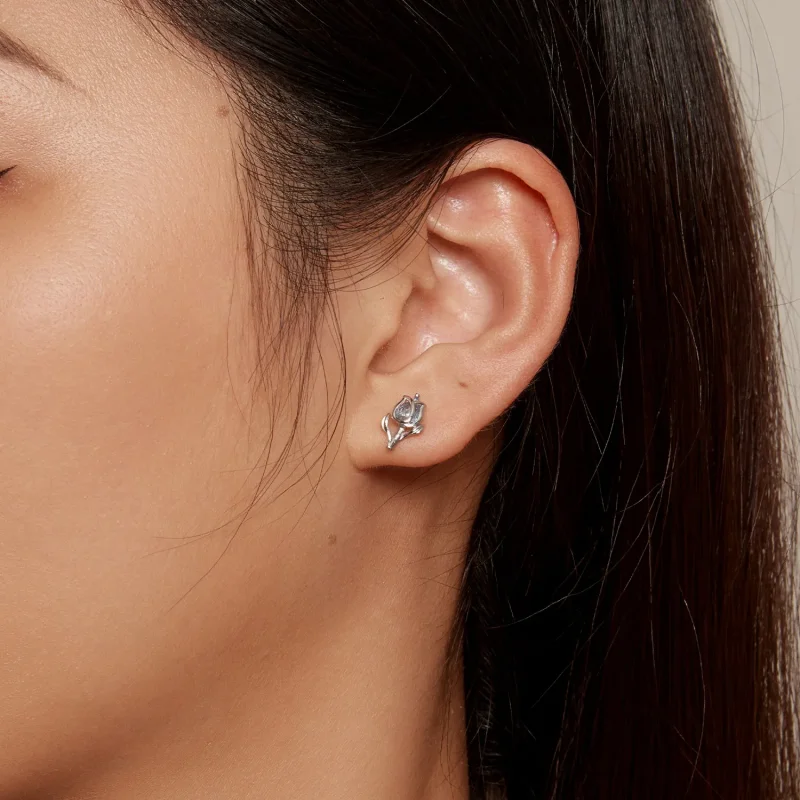 (zdjęcie do) Pandora Style Tulip Studs Earrings - BSE873 - Wyświetl 7