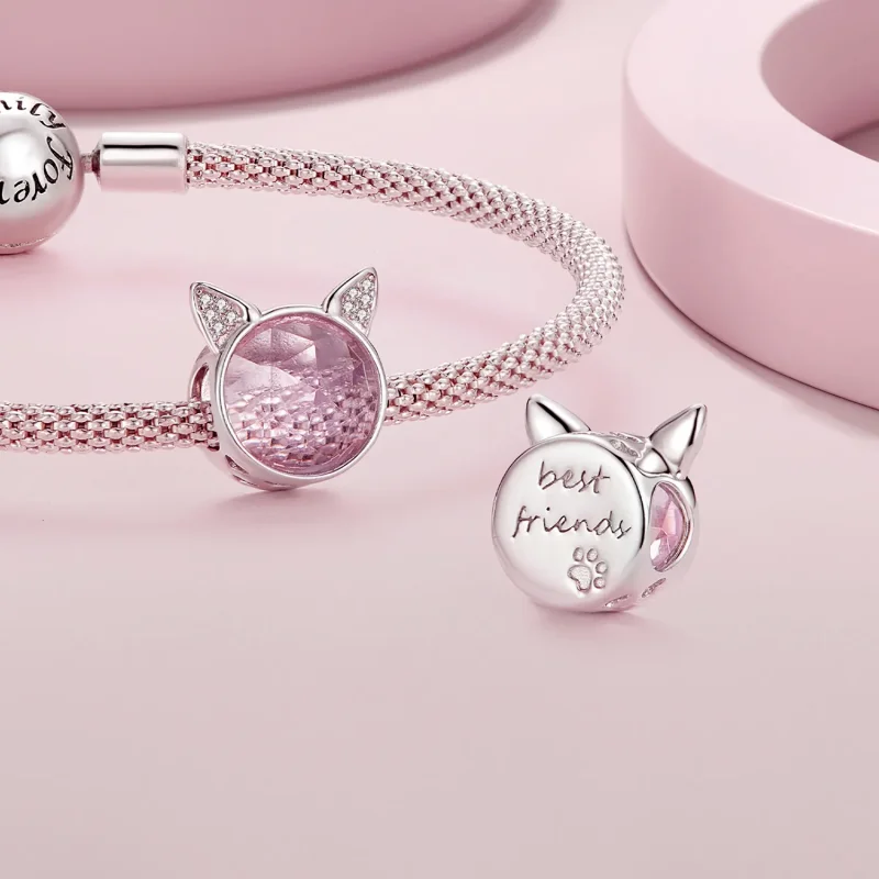 (zdjęcie do) Pandora Style Uroczy Wisiorek w Kształcie Kociaka - SCC2579 - Wyświetl 4