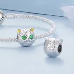 Pandora Style Uroczy Wisiorek z Kotem - BSC834