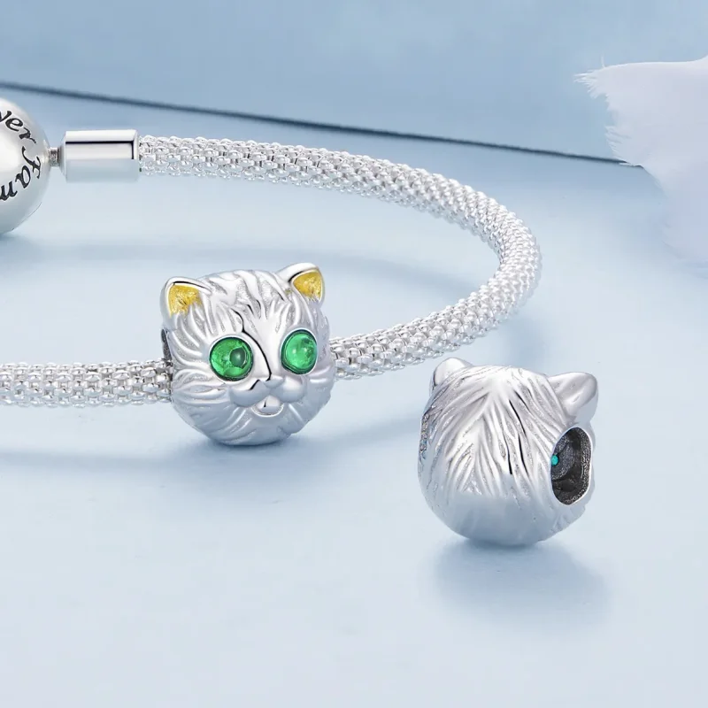 (zdjęcie do) Pandora Style Uroczy Wisiorek z Kotem - BSC834 - Wyświetl 4