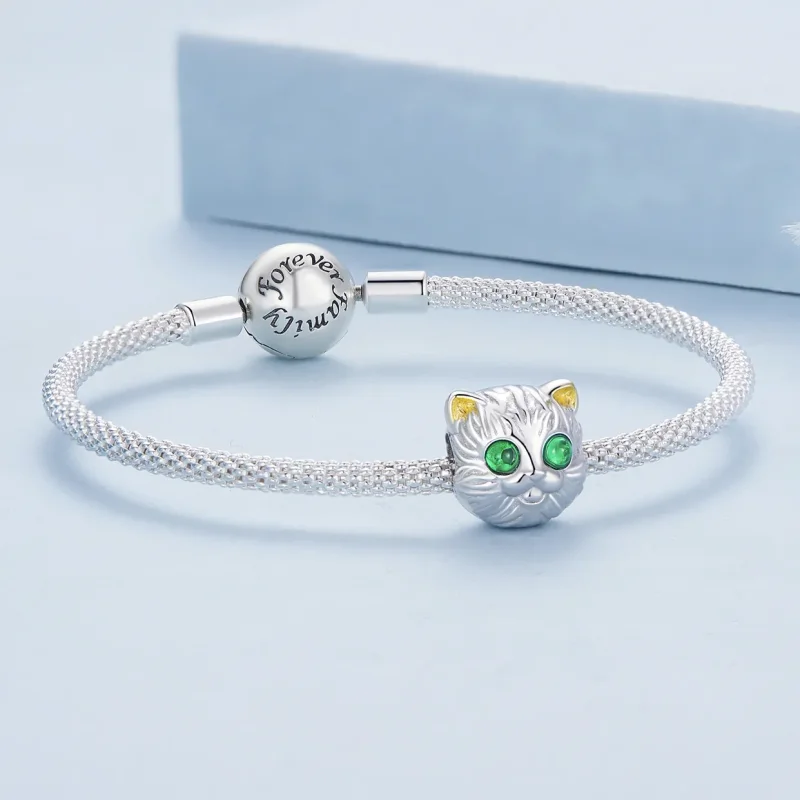 (zdjęcie do) Pandora Style Uroczy Wisiorek z Kotem - BSC834 - Wyświetl 5