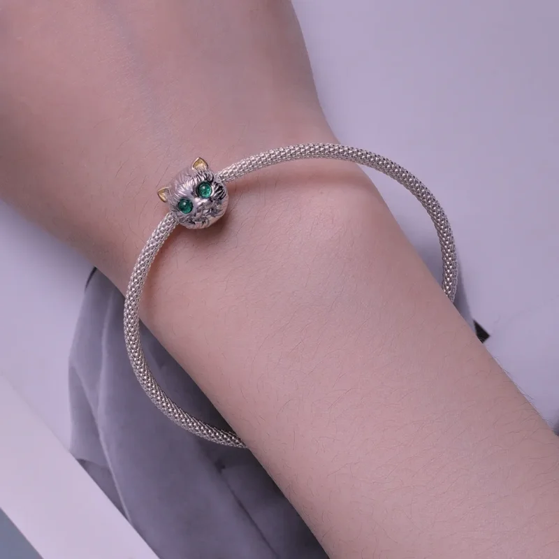 (zdjęcie do) Pandora Style Uroczy Wisiorek z Kotem - BSC834 - Wyświetl 6