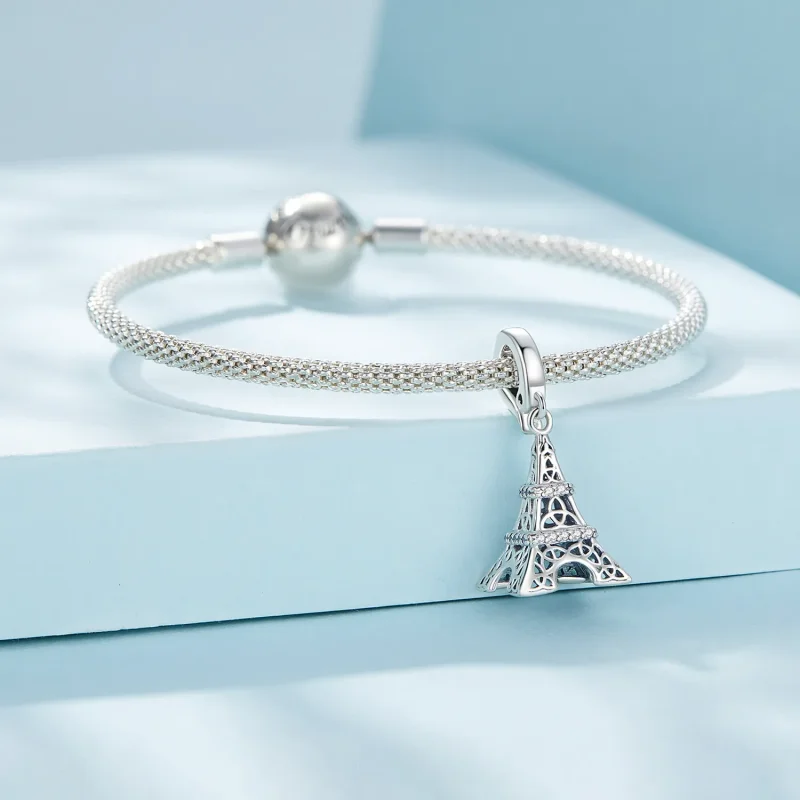 (zdjęcie do) Pandora Style Wieża Eiffla Dangle - SCC2570 - Wyświetl 4