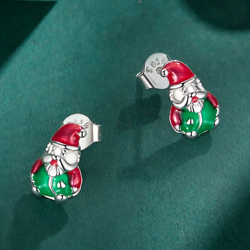 (zdjęcie do) Pandora Style Świecące w Ciemności Kolczyki Świąteczne - BSE918 - Wyświetl 4