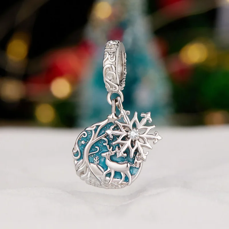 (zdjęcie do) Pandora Style Świecący w ciemności Elka na zawieszce - SCC2661 - Wyświetl 2