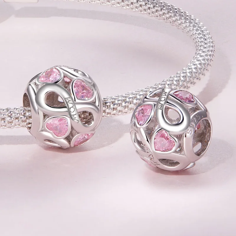 (zdjęcie do) Pandora Style Wieczna Matczyna Miłość Charm - BSC828 - Wyświetl 4