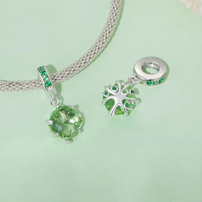 (zdjęcie do) Pandora Style Wiszący Charm Tree of Life - BSC896 - Wyświetl 4