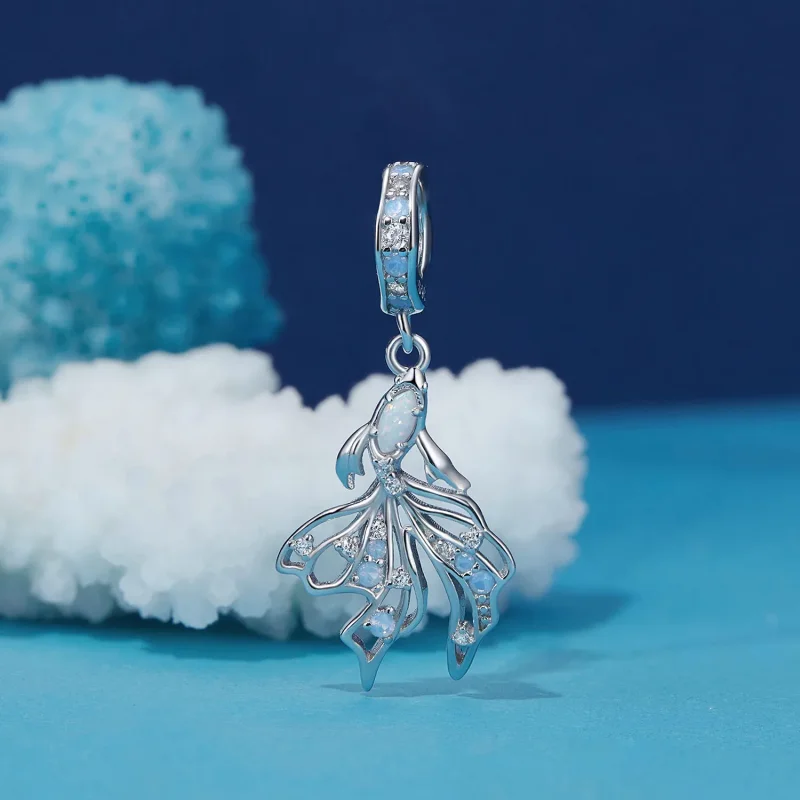 (zdjęcie do) Pandora Style Wiszący Charm Z Wizerunkiem Bojownika - BSC917 - Wyświetl 2