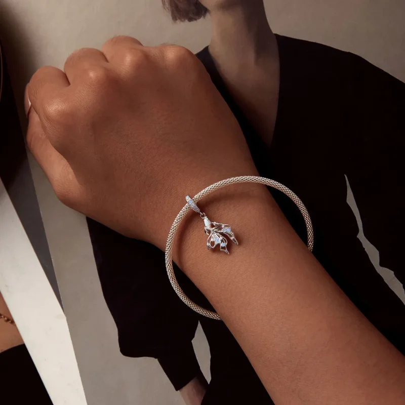 (zdjęcie do) Pandora Style Wiszący Charm Z Wizerunkiem Bojownika - BSC917 - Wyświetl 5