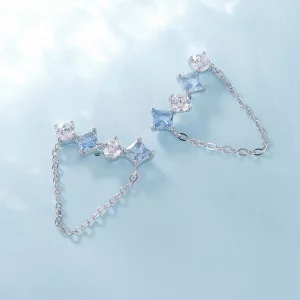 Pandora Style Wyjątkowe Kamienne Kolczyki Sztyfty - SCE1585