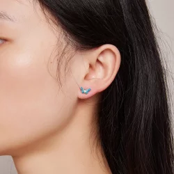 Pandora Style Wyjątkowe Motylowe Kolczyki w Stylu Sztyft - SCE1571