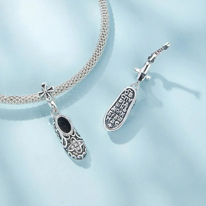 (zdjęcie do) Pandora Style Wykwintne Wzory Butów Wiszące - SCC2573 - Wyświetl 5
