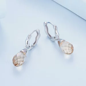 Pandora Stylowe Luksusowe Kolczyki Wodne Krople - BSE814