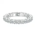 Pierścień Pandora Style Shining Moissanite (Jeden certyfikat) - MSR020